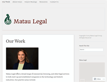 Tablet Screenshot of mataulegal.com